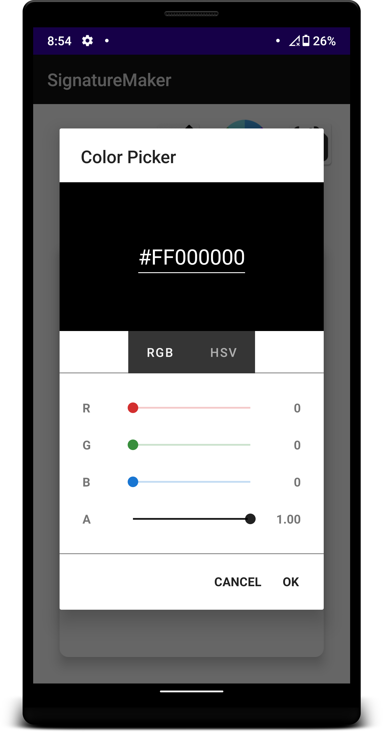 iPhone app presentation